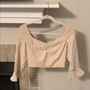 Polka pot crop top (SOLD)